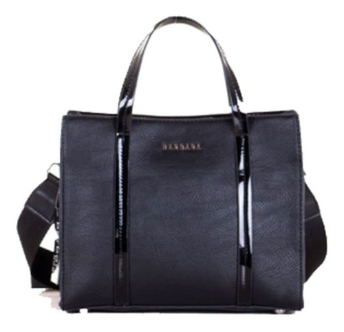 Cartera Bolso Marca Barbara Bags Cuero Sintético Reforzada