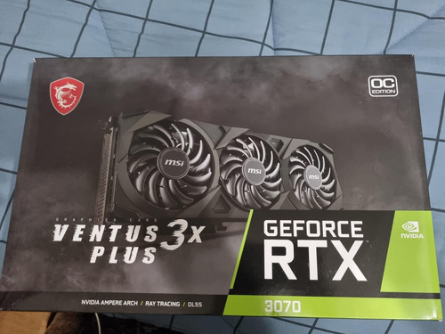 Placa De Vídeo Rtx Gf 3070 Msi Ventus 3x Plus, 8gb Gddr6 (Usado)