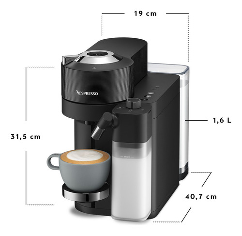 Cafetera Nespresso Vertuo Lattissima