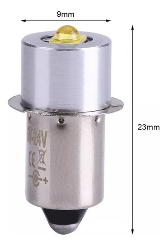 / 6-24v 5w P13.5s Led Atualização Lâmpada Maglite Lanterna,a