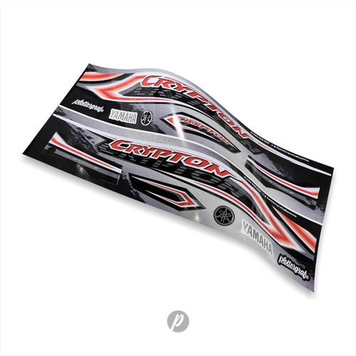 Imagen 6 de 8 de Stickers Calcos Yamaha Crypton / Kit Completo / Plottergraf