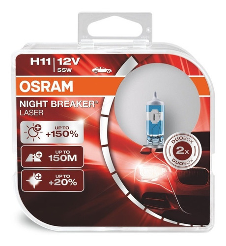 Bombillo Osram H11 Night Breaker Laser 64211nl-hcb