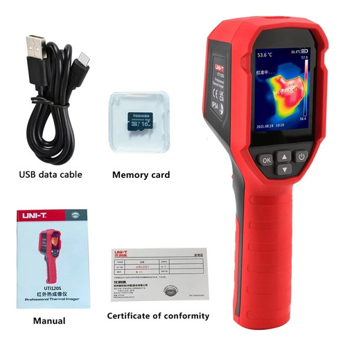 Câmera Térmica Profissional Ip54 Unit120s Infravermelha 400o