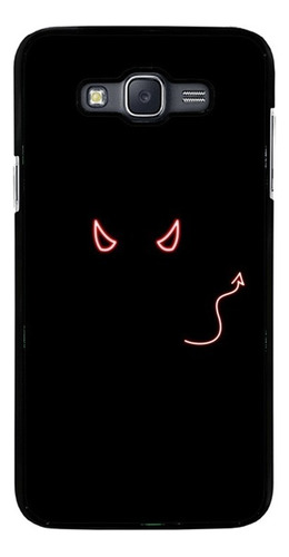 Funda Protector Rudo Para Samsung Galaxy Diablo Cuernos Cola