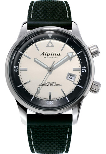 Alpina Reloj Suizo Automático Heritage Seastrong Diver Negro