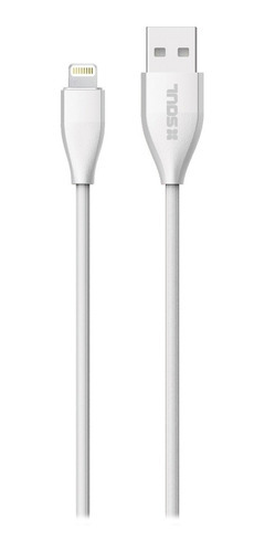 Cable Usb 2a Para iPhone 2 Metros Soul Color Blanco