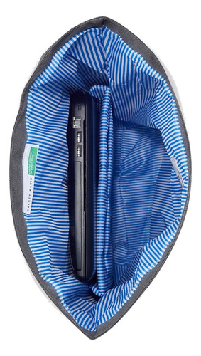 Mochila Portanotebook 15.6 Enrollable Benetton Be By Delsey Color Gris
