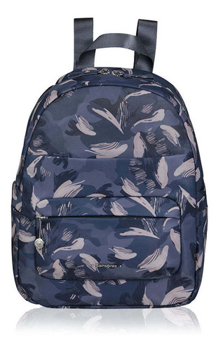 Mochila Mediana Nueva Original Samsonite 3.0 Print Blue