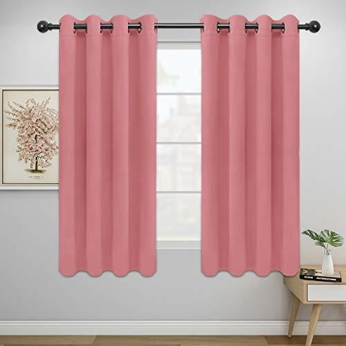 Cortinas Easy-going Color Rosa Para Oscurecer La Habitacion