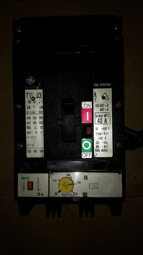 Breaker Tdl General Electric 3x40 Trip Hasta 240 Amp (Usado)