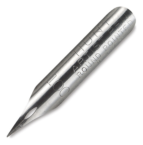 Pluma Speedball Hunt Artist 100 Tinta Carga Exterior Plateado