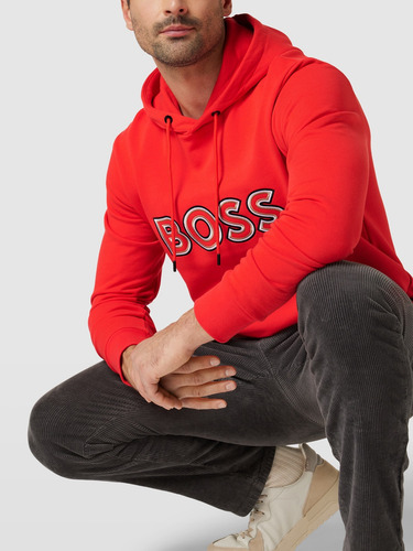 Sudadera Con Gorro Boss Seeger Hombre Hoodie Casual Original