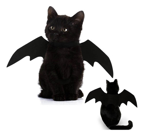 Disfraces Mascotas Gatos Halloween Alas De Murciélago Perro