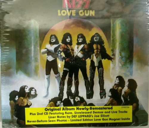 Kiss Cd Love Gun Deluxe Edic. Warner Arg. - Nuevo Sellado