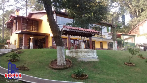 Linda Chácara De 2.000 M² Com Escritura Casa/piscina/espaço Gourmet A Venda No Parque Residencial Cantareira, Mairiporã - Ch00969 - 69290950