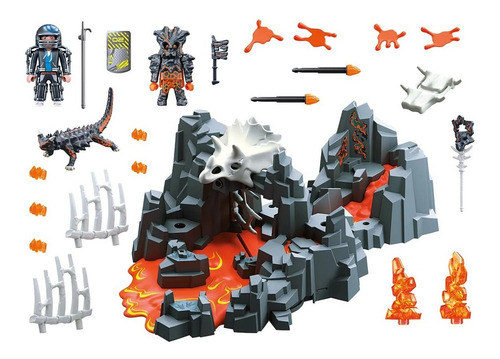 Juego Playmobil Dino Rise Guardián De La Fuente De Lava Cantidad de piezas 43