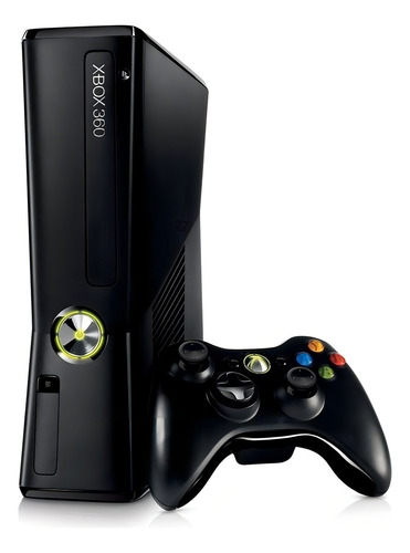Microsoft Xbox 360 Super Slim 4GB Standard cor preto 2010 - Excelente (Recondicionado)