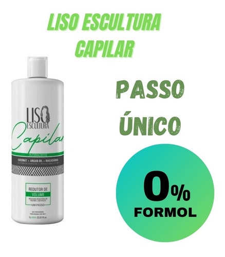 Imagem 4 de 4 de Escova Progressiva Sem Formol Liso Escultura Capilar 1 Litro