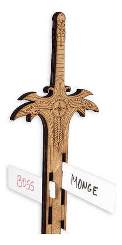 Marcador De Iniciativas Espada Ordem Do Jogo Dnd Mdf Rpg