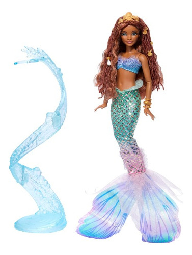 Muñeca Ariel La Sirenita De Lujo Con Cola Iridiscente 39 Cm