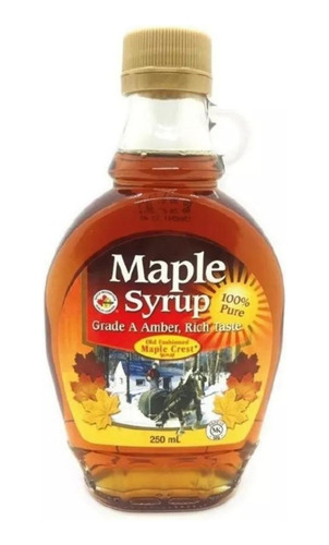Maple Syrup (jarabe De Arce) 250 Ml. Origen Canada.