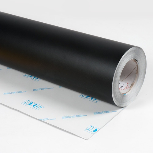 Imagen 4 de 5 de Vinilo Pizarra Pizarrón Autoadhesivo Negro Mate 122cm Xmetro