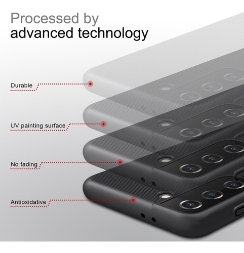 Imagem 9 de 10 de Capa Anti Impacto Nillkin Frosted Galaxy S21 (6.2 Polegadas)