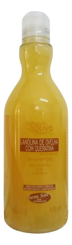 Shampoo Folha Nativa Lanolina De Ovelha Com Queratina 450ml
