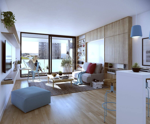Imagen 4 de 7 de Venta Apartamento Monoambiente En Nuevo Pocitos, Montevideo (ref: Bch-423)