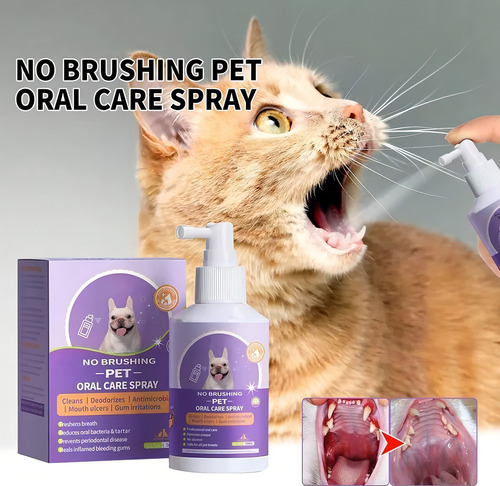 Eliminador de sabor a sarro de dientes caninos de 2 piezas, 2 unidades, 2 x 50 ml