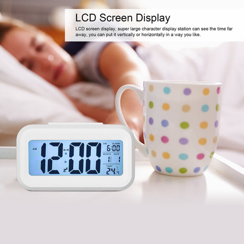 Reloj Alarma Led Digital Con Pantalla Grande
