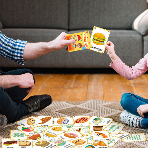 Tarjetas Flash De Alimentos Para Aprendizaje Temprano,