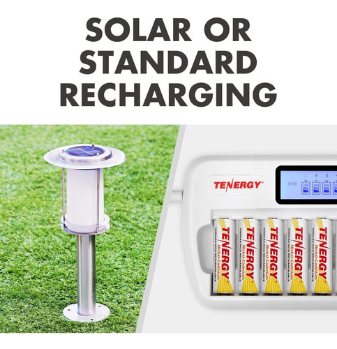 Tenergy 90300 Pilas AA Blanca, 12 Unidades
