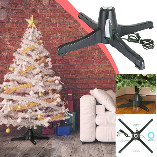Imagen 2 de 9 de D Árbol De Navidad Grande Eléctrico D550 Base Giratoria Plás