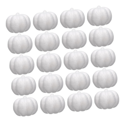 20 Calabazas De Espuma Blanca, Calabazas De Poliestireno,