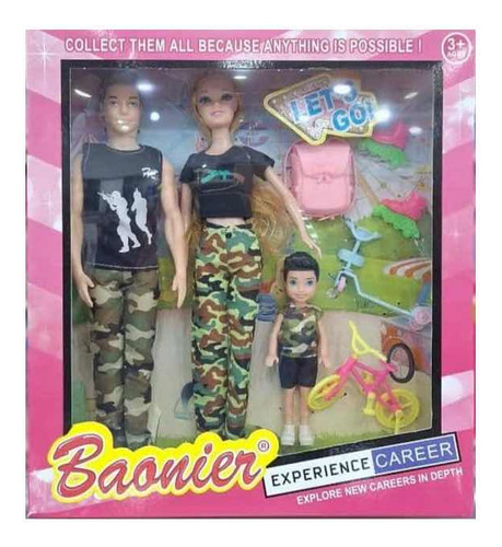 Muñeca Barbie, Ken Y Mini Ken