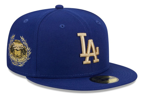 Gorra New Era La Dodgers Laurel Sidepatch Cap Azul 7 1/2 Lisa