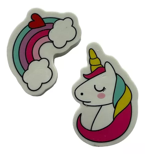 Set de gomas de borrar comiditas - Unicorn Lovers store