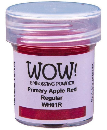 Scrapbooking Wow Polvo De Embossing 15 Ml Rojo Manzana