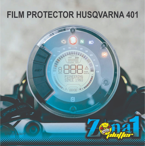 Film Protector Pantalla Tablero Husqvarna Svartpilen 401