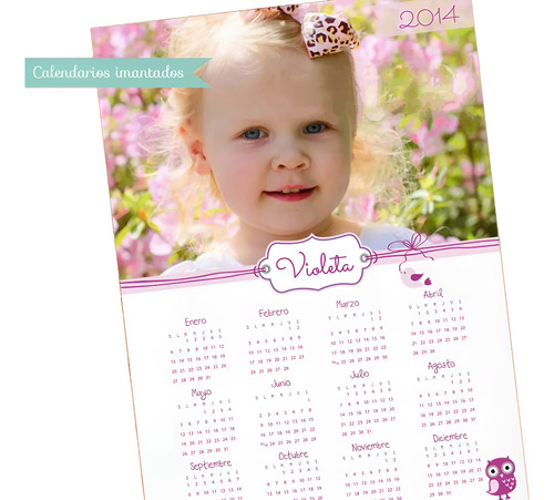 Calendario, Almanaque Totalmente Imantado Personalizado