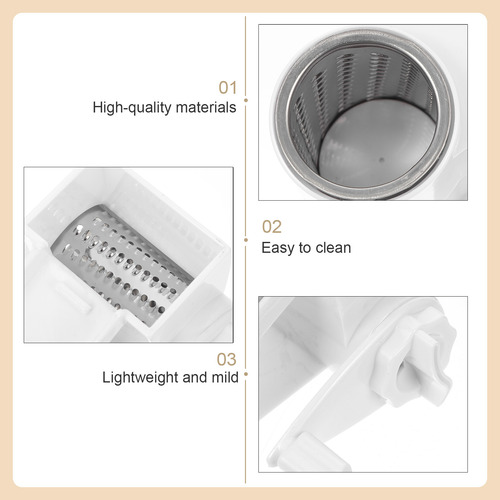 Rallador De Queso Giratorio Manual Para Cocina, Multiusos, 1