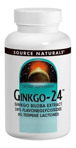 Source Naturals Ginkgo-24 Biloba Extracto 120 Mg, Sn0223