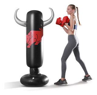 Ejercicio f/ísico Engrosado Reducci/ón de la presi/ón Bolsa Pesada Maliyaw Saco de Boxeo de Boxeo Independiente para Adultos Ni/ños