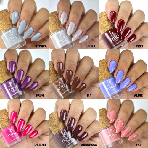 Kit 18 Esmaltes Blanka Rolha 