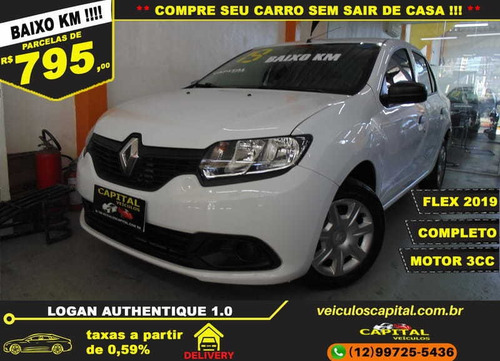 Imagem 1 de 11 de Renault Logan Authentique Flex 1.0 12v 4p