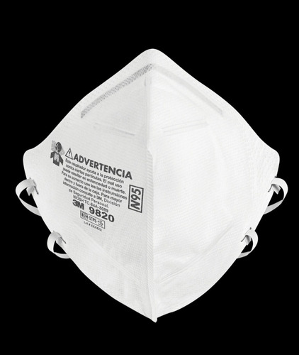 Imagen 2 de 10 de Tapaboca Mascarilla Careta N95 Ref 9820 Marca 3m Original