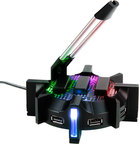 Enhance Pro Gaming Mouse Soporte Cable Elástico Con Usb 4 7