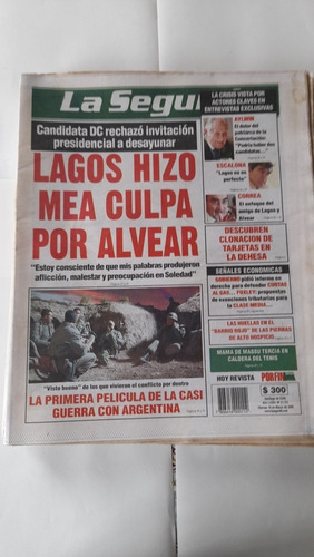 Diario La Segunda Marzo 2005 Lagos Mea Culpa(d71