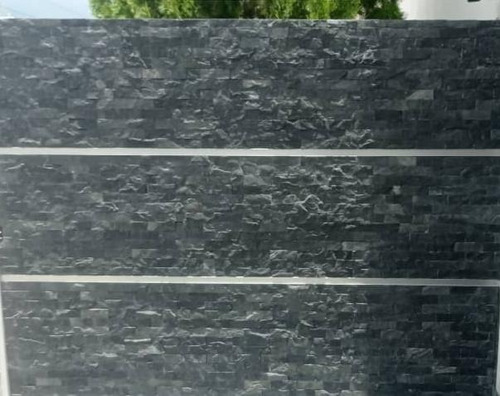 Spacatto Negro Cenizo - Piedra Espacato Negro Cenizo